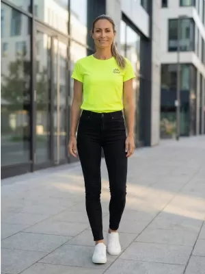 Tricou funcțional de damă ALTISPORT ALW056140 GALBEN NEON