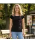 Tricou pentru femei ALTISPORT ALW133122 NEGRU ROZ