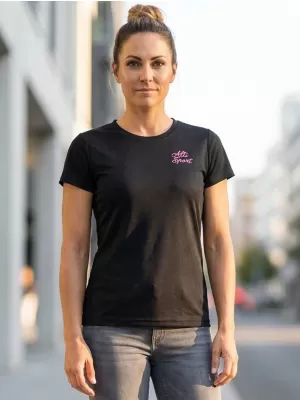 Tricou funcțional de damă ALTISPORT ALW056140 NEGRU ROZ