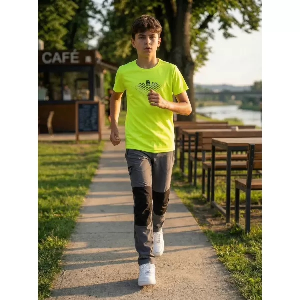  Tricou funcțional pentru băieți ALTISPORT ALK148147 LĂMÂIE VERDE 