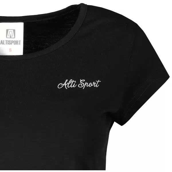  Dámské triko ALTISPORT CARRYOVER ALW134122 ČERNOMODRÁ 