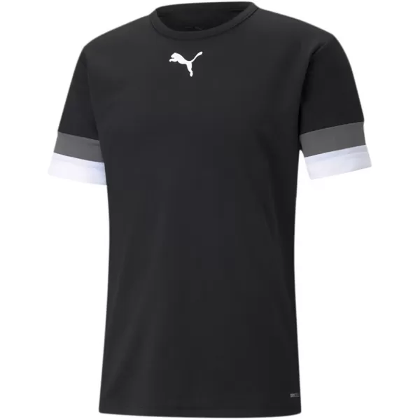  Tricou funcțional pentru bărbați PUMA TEAMRISE JERSEY 704932-03 PUMA NEGRU/AFUMAT PERLAT/PUMA ALB 
