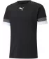 Tricou funcțional pentru bărbați PUMA TEAMRISE JERSEY 704932-03 PUMA NEGRU/AFUMAT PERLAT/PUMA ALB