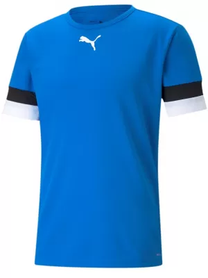Tricou funcțional pentru bărbați PUMA TEAMRISE JERSEY 704932-02 ELECTRIC BLUE LEMONADE/ ALBASTRU ELECTRIC LIMONADA/PUMA NEGRU/PU