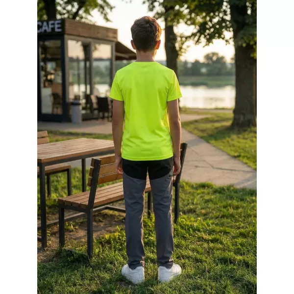  Tricou funcțional pentru băieți ALTISPORT ALK148147 LĂMÂIE VERDE 