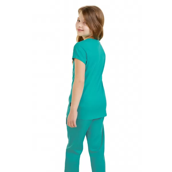  Tricou fetita cu maneca scurta SAM 73 URSULA GT 563 VERDE NEON 