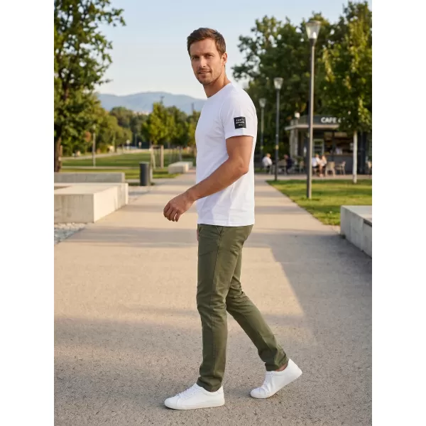  Tricou bărbătesc cu mâneci scurte SAM 73 FREDDIE MT 791 ALB 