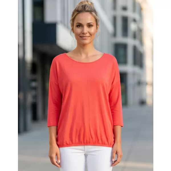  Tricou dama cu maneci 3/4 SAM 73 GLADYS WT 865 ROZ APRINS 