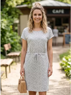 Rochie SAM 73 ODETTE WZ 812 GRI DESCHIS