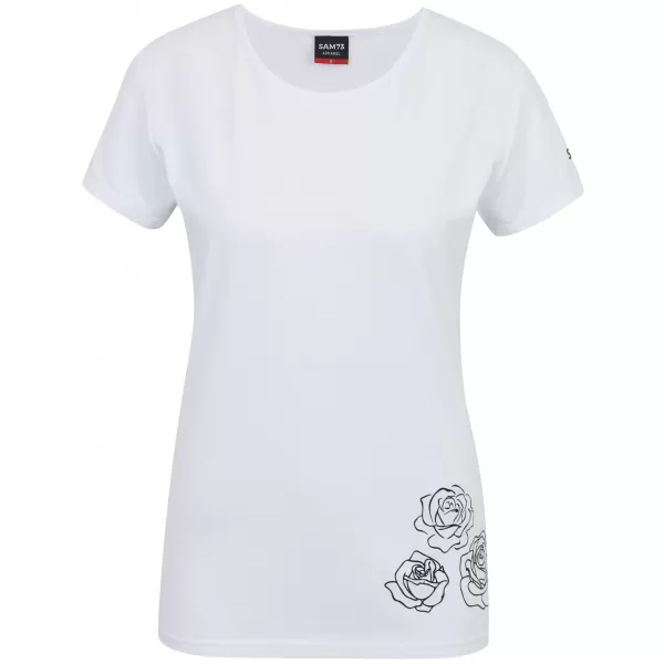  Tricou dama cu maneca scurta SAM 73 BETHANY WT 846 ALB 