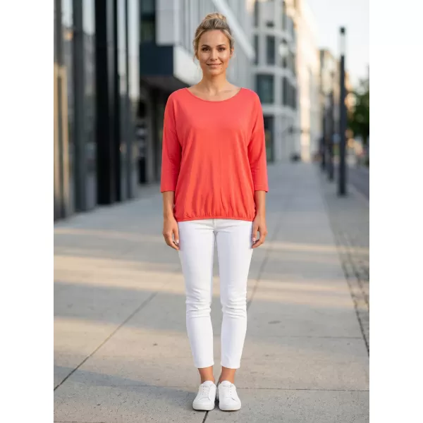  Tricou dama cu maneci 3/4 SAM 73 GLADYS WT 865 ROZ APRINS 