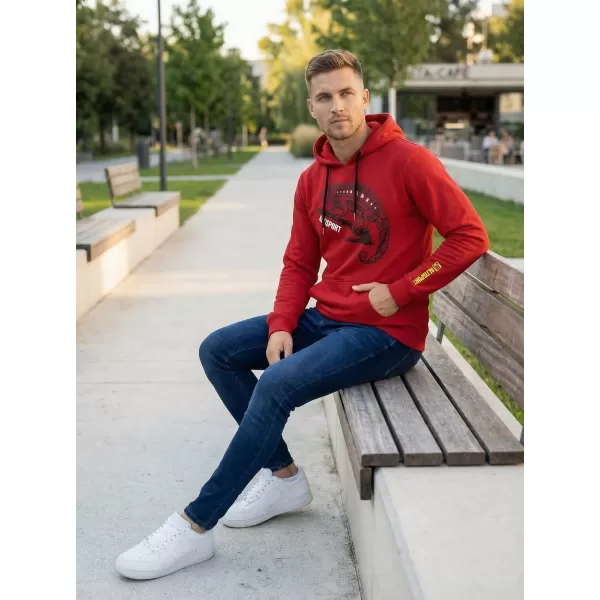  Hanorac pentru bărbați ALTISPORT ALM017AL304 ROȘU 