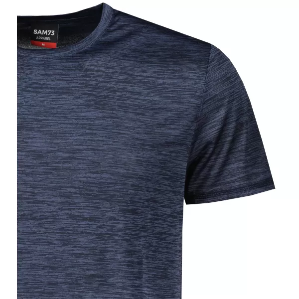  Tricou pentru bărbați cu mâneci scurte SAM 73 EUGENE MT 806 ALBASTRU ÎNCHIS 