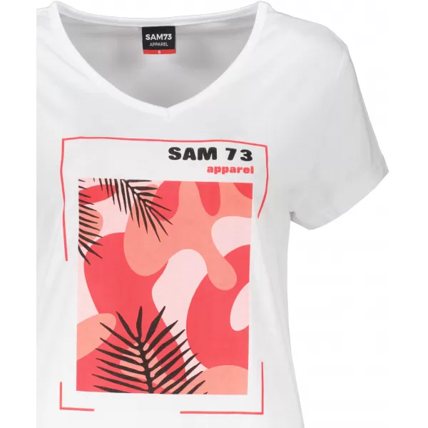  Tricou dama cu maneca scurta SAM 73 ILDA WT 855 ALB 