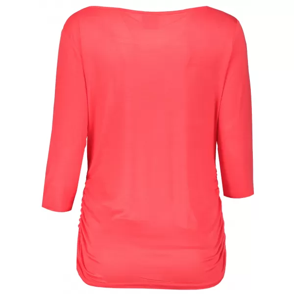  Tricou dama cu maneci 3/4 SAM 73 SHERRY WT 864 ROZ APRINS 