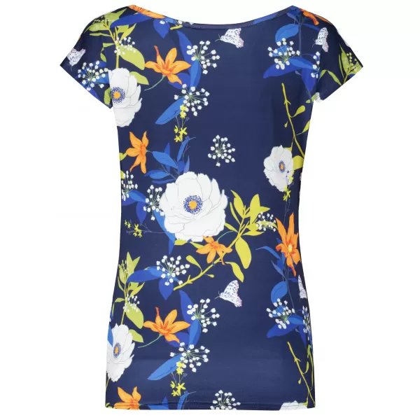  Tricou pentru femei KIXMI NANCY ALBASTRU INCHIS 