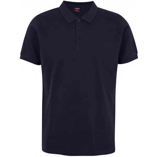  Tricou pentru bărbați cu guler SAM 73 HENRY MT 788 ALBASTRU ÎNCHIS 