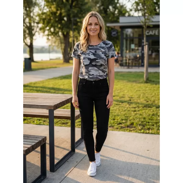  Tricou pentru femei cu mâneci scurte SAM 73 NORA WT 849 NEGRU 