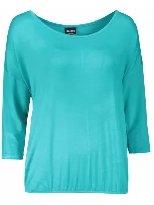 Tricou dama cu maneci 3/4 SAM 73 GLADYS WT 865 VERDE NEON