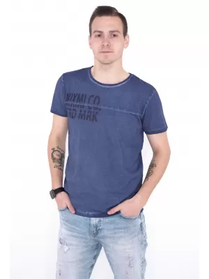 Tricou pentru bărbați KIXMI NIREL ALBASTRU INCHIS