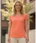 Tricou dama cu maneca scurta SAM 73 ELVIRA WT 857 PORTOCALIU DESCHIS