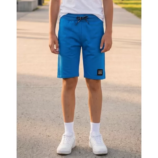  Pantaloni scurți pentru băieți SAM 73 SAF BS 538 ALBASTRU STRĂLUCITOR 