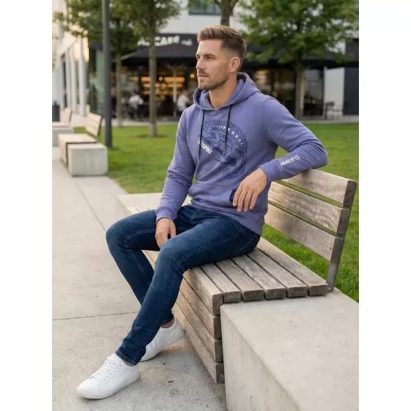  Hanorac pentru bărbați ALTISPORT ALM017AL304 DENIM 