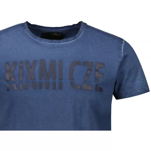  Tricou pentru bărbați KIXMI NARSEY ALBASTRU INCHIS 