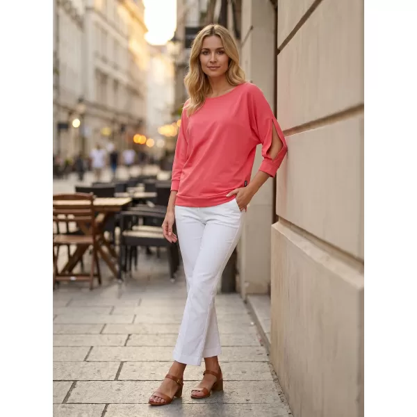  Tricou dama cu maneci 3/4 SAM 73 VIVIAN WT 863 ROZ APRINS 