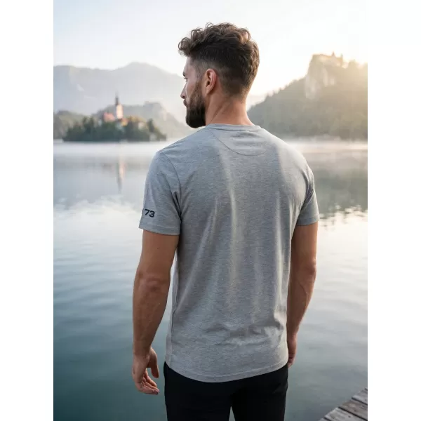  Tricou bărbătesc cu mâneci scurte SAM 73 LARRY MT 803 GRI 