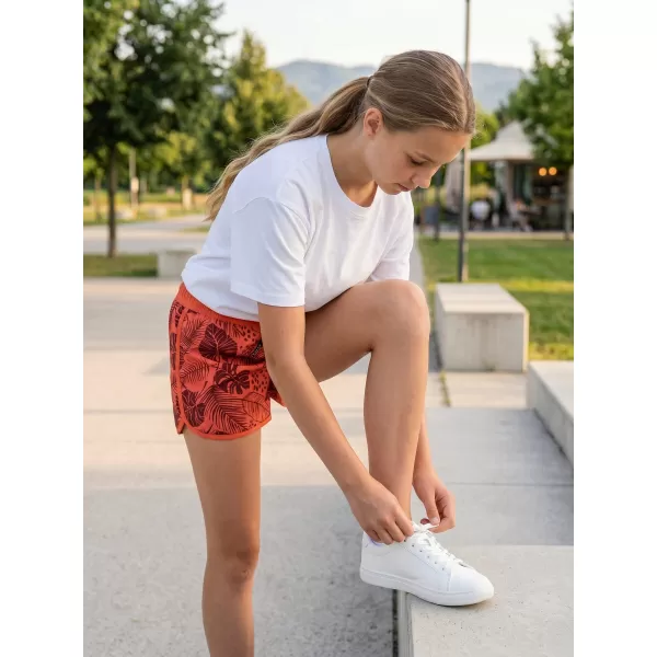  Pantaloni scurți pentru fete SAM 73 MILANIA GS 531 PORTOCALIU DESCHIS 