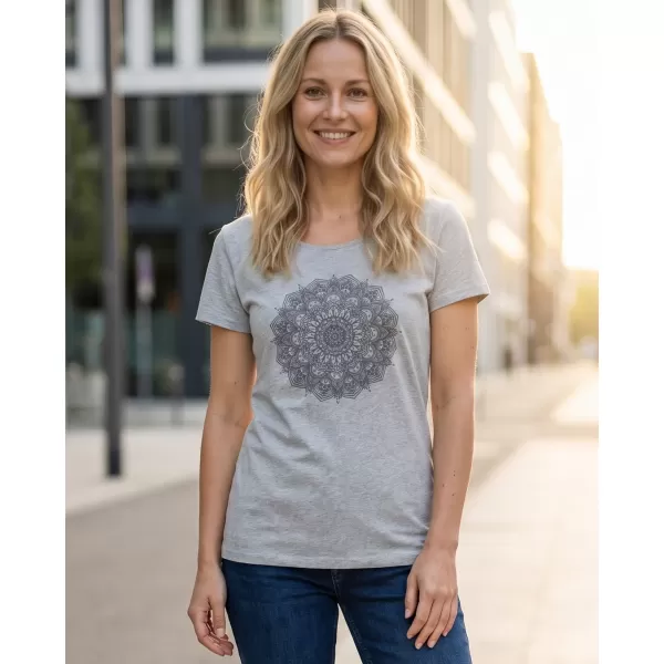  Tricou pentru femei cu mâneci scurte SAM 73 DEBORAH WT 845 GRI DESCHIS 