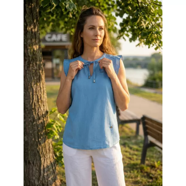  Bluza de dama KIXMI NEIVA ALBASTRU DESCHIS 