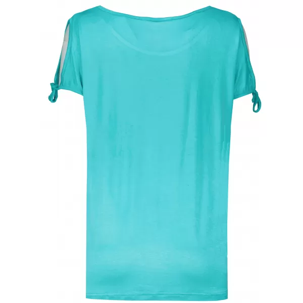  Tricou dama cu maneca scurta SAM 73 FELICIA WT 854 VERDE NEON 