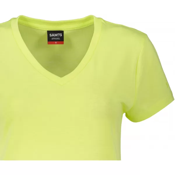  Tricou dama cu maneca scurta SAM 73 CLAUDIA WT 847 GALBEN DESCHIS 