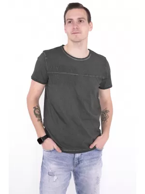 Tricou pentru bărbați KIXMI NIREL GRI INCHIS