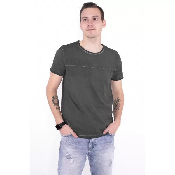  Tricou pentru bărbați KIXMI NIREL GRI INCHIS 