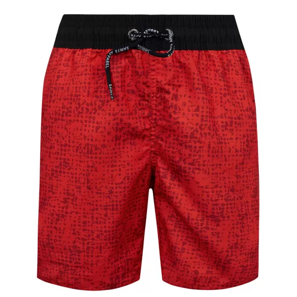  Pantaloni scurți de înot pentru băieți SAM 73 DOMINIC BS 540 ROŞU 