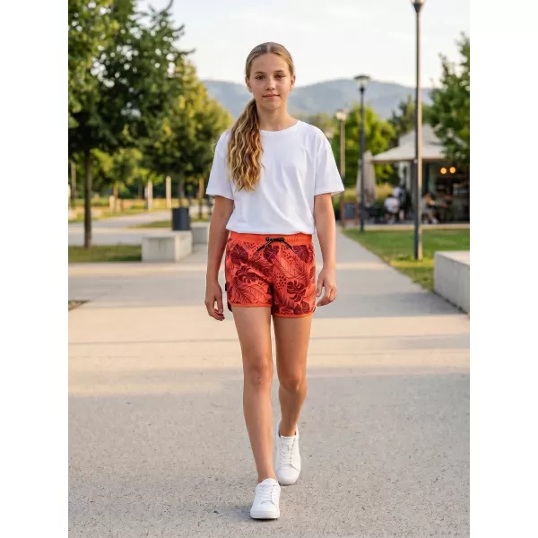  Pantaloni scurți pentru fete SAM 73 MILANIA GS 531 PORTOCALIU DESCHIS 
