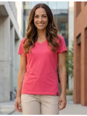 Tricou dama cu maneca scurta SAM 73 CLAUDIA WT 847 ROZ APRINS