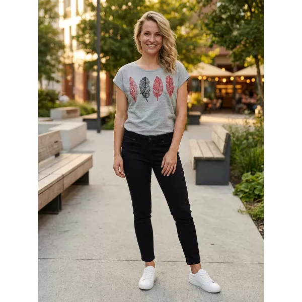  Tricou pentru femei cu mâneci scurte SAM 73 PENELOPE WT 861 GRI 
