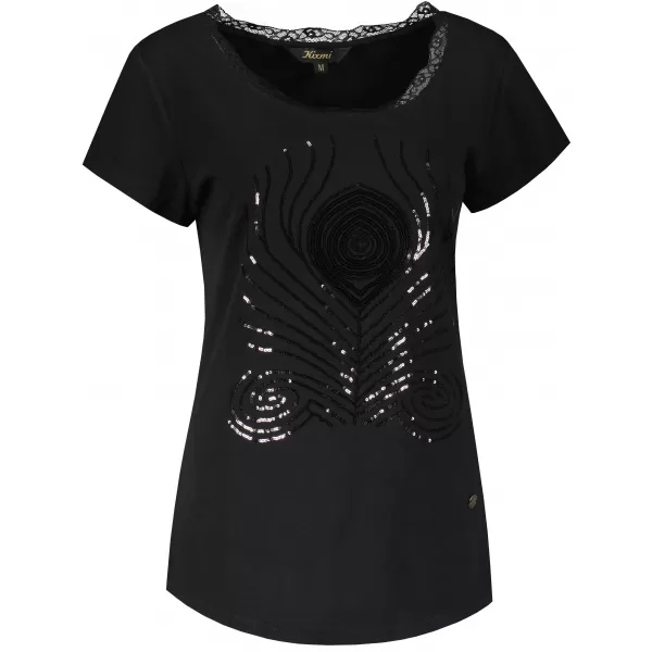  Tricou pentru femei KIXMI NISSA NEGRU 