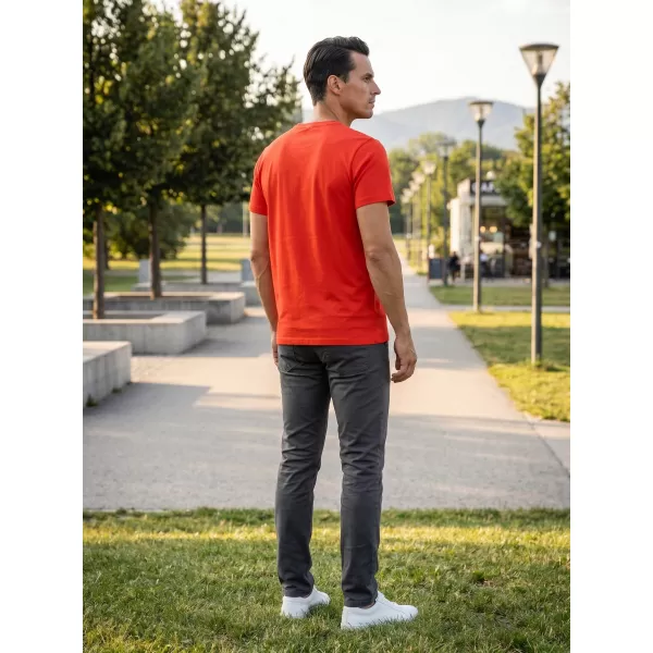 Tricou bărbătesc cu mâneci scurte SAM 73 TERENCE MT 797 ROŞU 