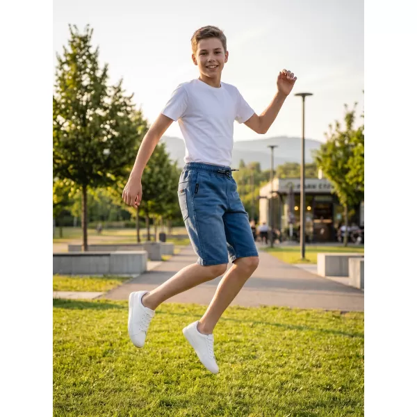  Pantaloni scurți pentru băieți SAM 73 VICTOR BS 536 DENIM LEJER 