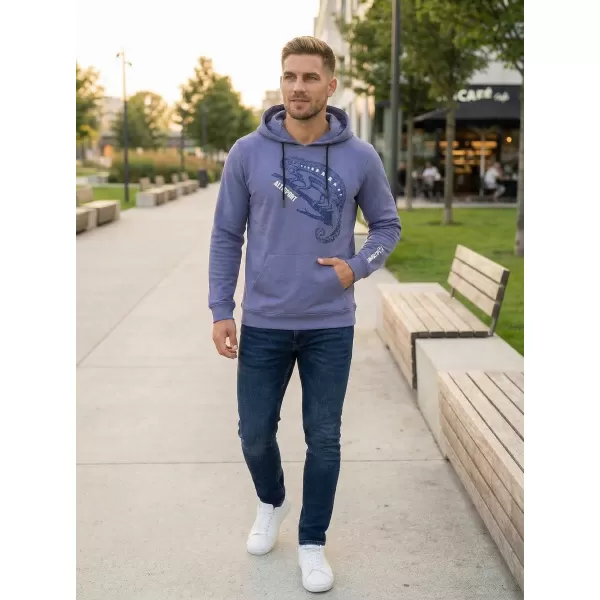  Hanorac pentru bărbați ALTISPORT ALM017AL304 DENIM 