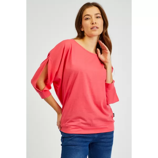  Tricou dama cu maneci 3/4 SAM 73 VIVIAN WT 863 ROZ APRINS 