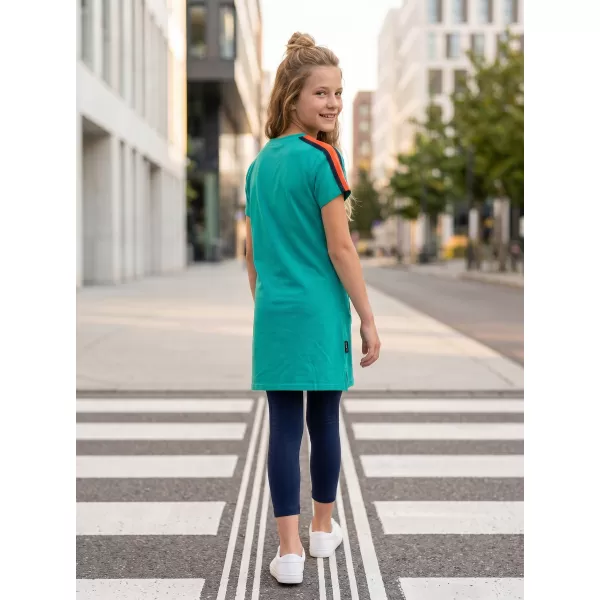  Rochie de fetiță SAM 73 BELINDA GZ 536 TURCOAZ 