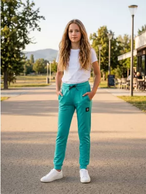 Pantaloni 3/4 fete SAM 73 SANIYAH GK 536 TURCOAZ