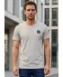 Tricou bărbătesc cu mâneci scurte SAM 73 GIDEON MT 804 GRI DESCHIS
