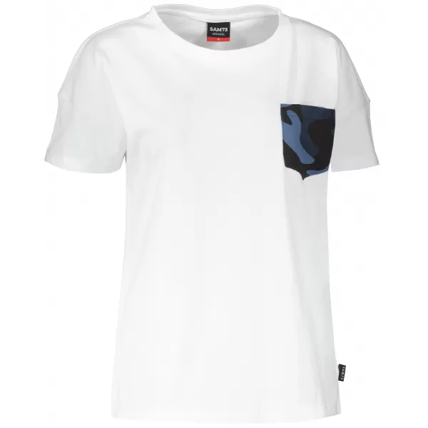  Tricou dama cu maneca scurta SAM 73 MARIE WT 848 ALB 